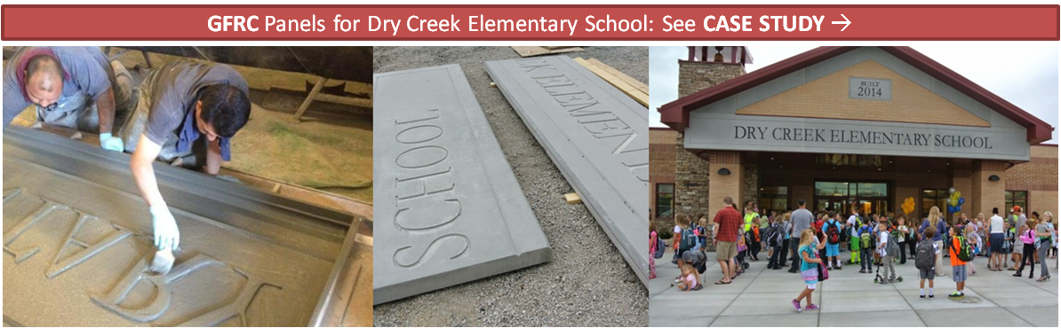 GFRC Panels for Dry Creek Elementary School - AAS - formerly ACS - Case Study V01