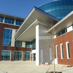 AAS Case Study | Higher Education Complex | Cast Stone Provided Partitions to Windows, Created Main Door Entry 