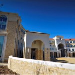 Texas Christian University | Cast Stone Covered Walkways on a Compound Radius Required Precision in Mold Design
