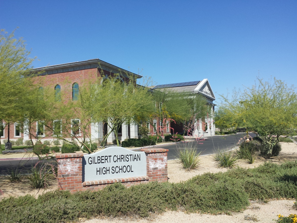 Gilbert Christian High School - GFRC Signage To Go with Architectural GFRC Exterior Elements
