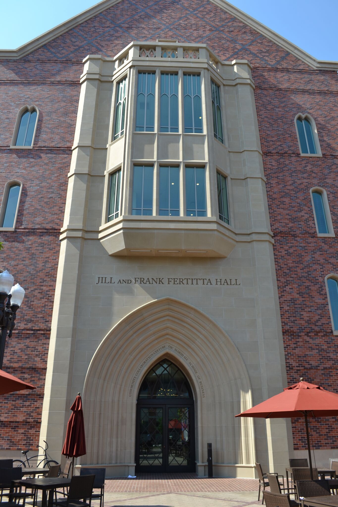 USC Fertitta Hall - North Entry Arch