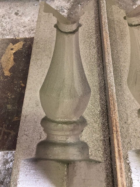 Mold for for casting balusters