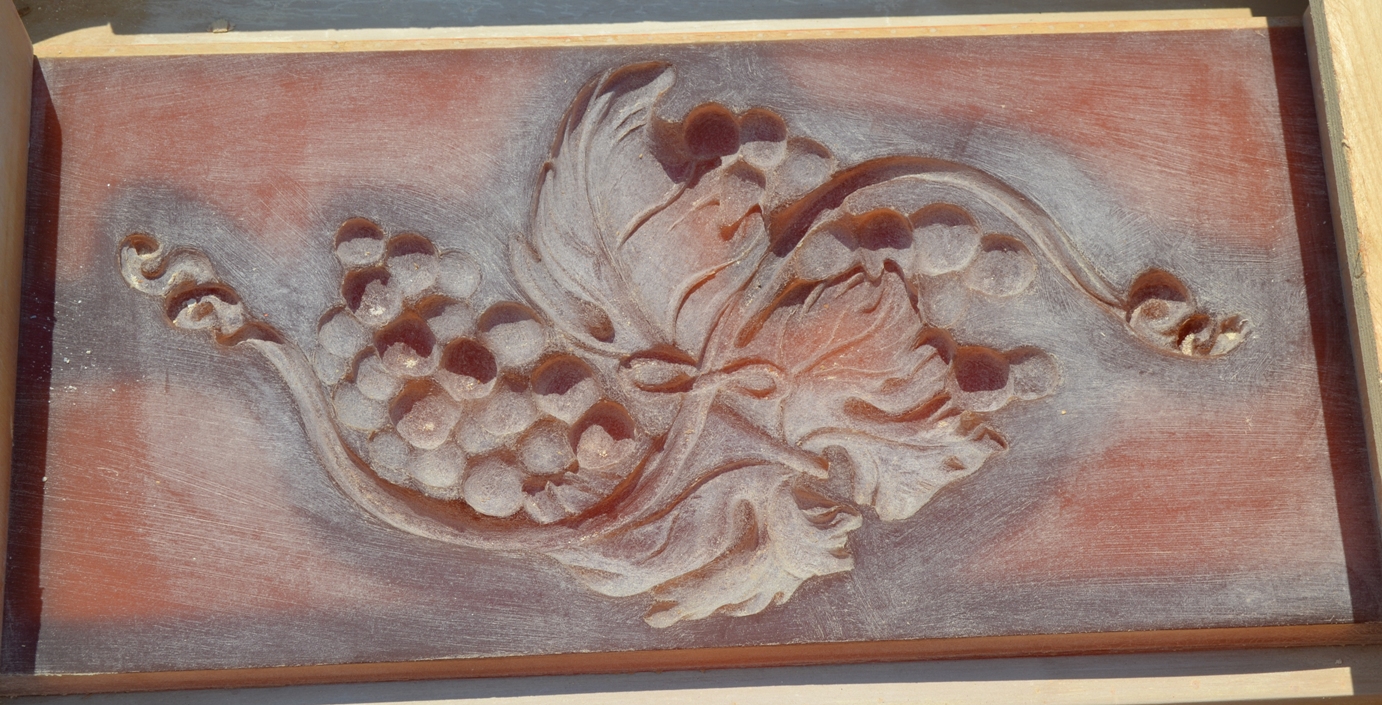 AAS Cast Stone | Custom Mold Making | Grapevine Leaf Designed using Dry Cast System