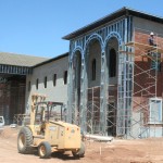 Architectural GFRC Installation at Gilbert Christian School | Light Weight Metal Studs Frame Supported GFRC Panels Effectively