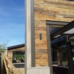 AAS Plant: Mesa Precast in Tempe, AZ | Architectural GFRC Panels Veneer Adding Accent to Wood and Steel Elevation - Gilbert Snooze Restaurant, AZ
