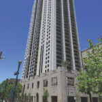 Houston Market Square | 42-Stories High Residential Building with Manufactured Stone Veneer, Cladding