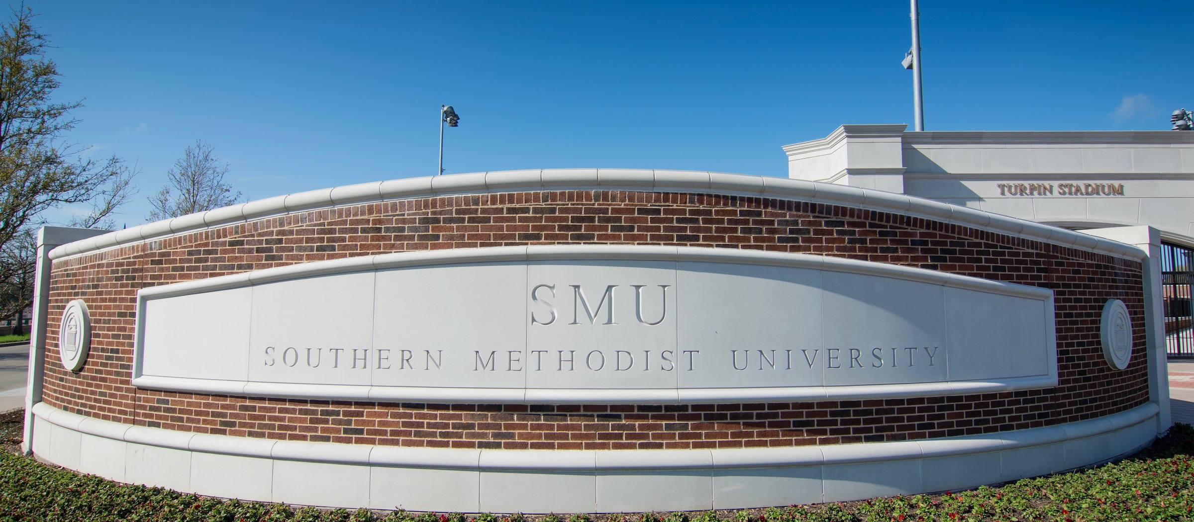 SMU Turpin Stadium - Custom Stone Manufacturing for Wall Coping, Signage, Cladding, Cornices and Banding Design